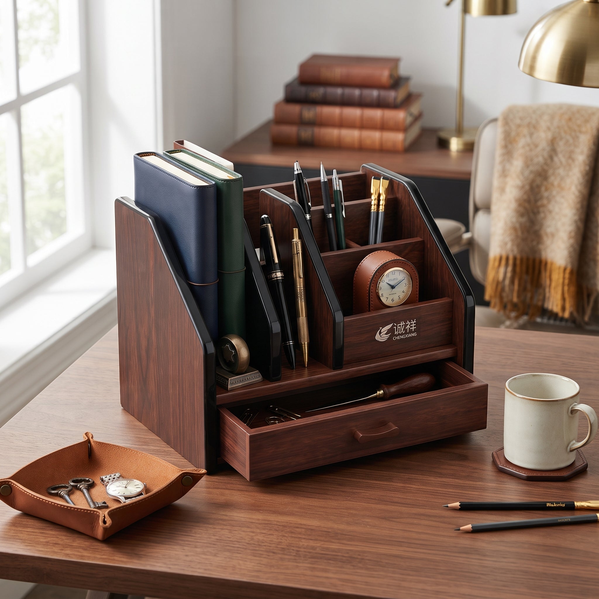Boite de rangement en bois  Organisateur Pratique