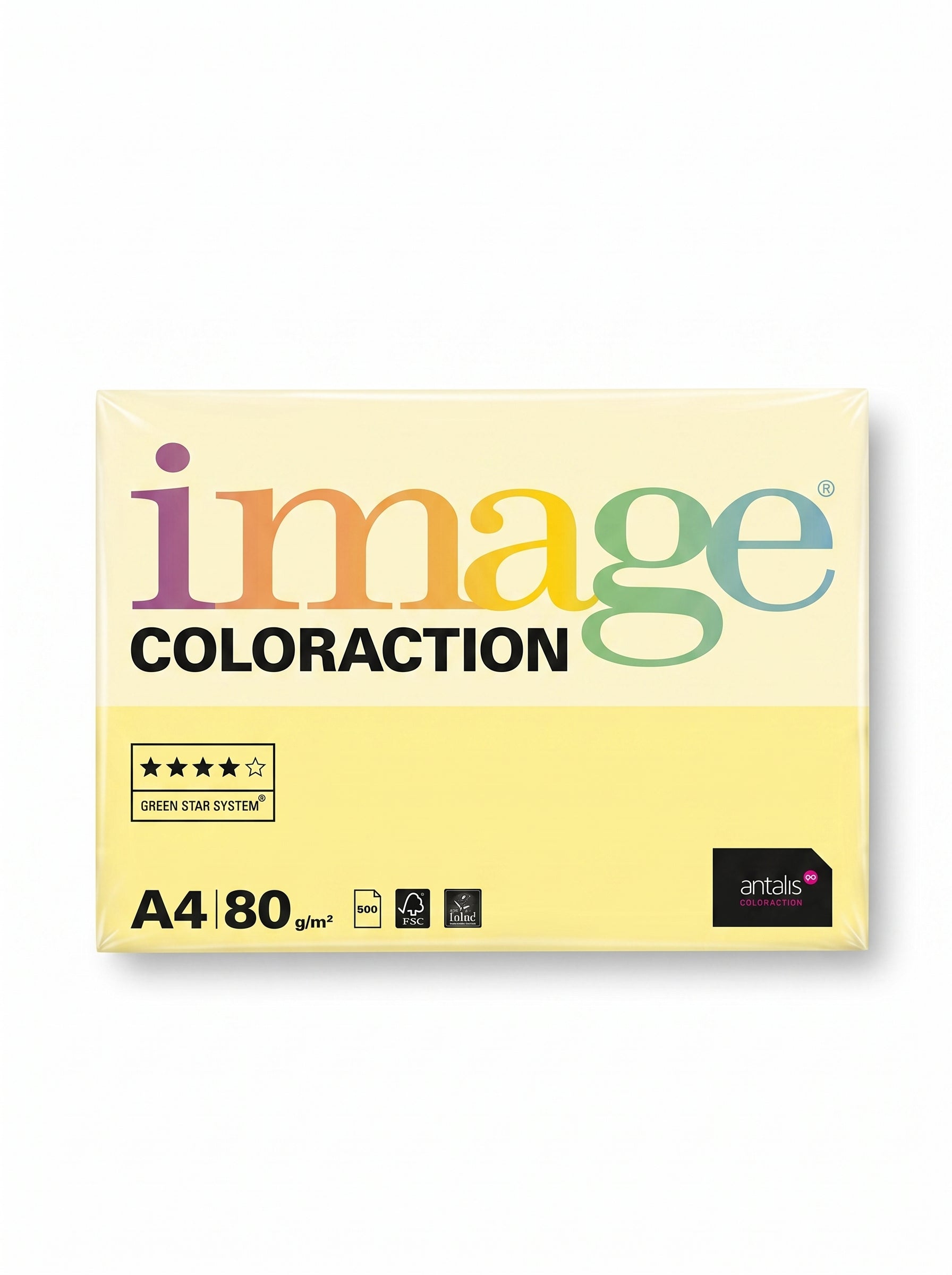 Rame de Papier Couleur A4 80g (500 Feuilles) Image principale du produit