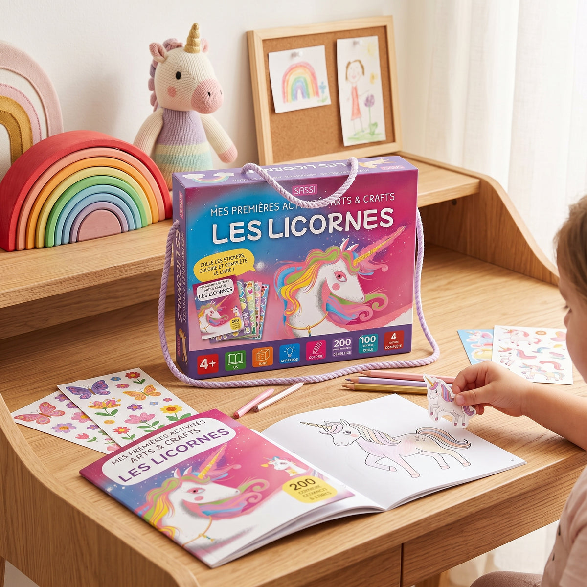 Coffret Arts et Crafts Enfant - Loisirs Créatifs et Éveil Éducatif