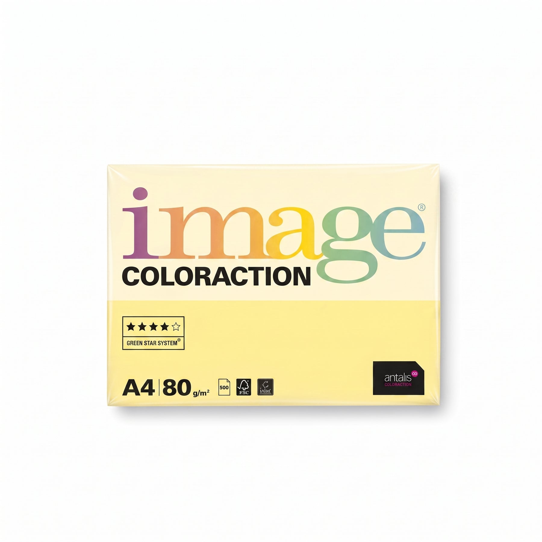 Rame de Papier Couleur A4 80g (500 Feuilles)