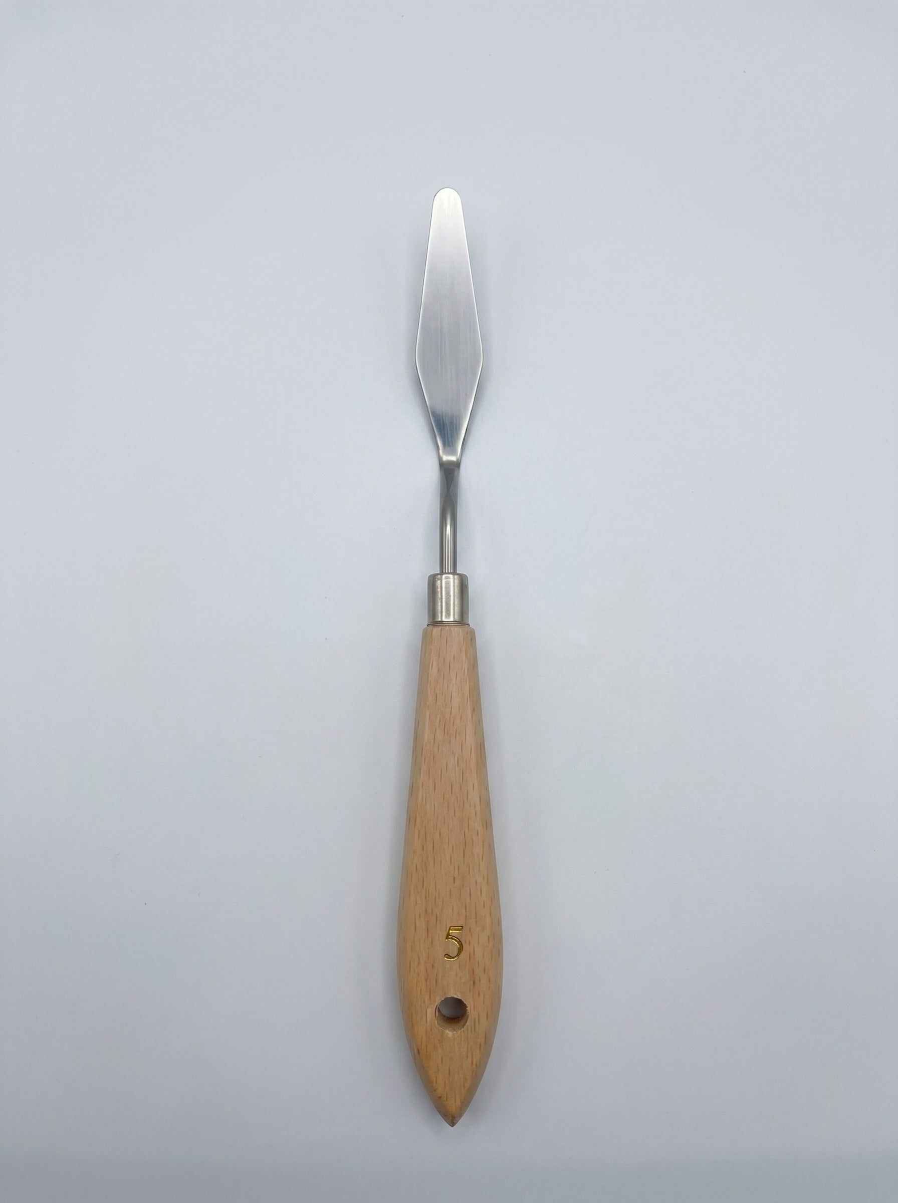 Couteau à palette métal et en bois TOPKALL – Outil de peinture artistique