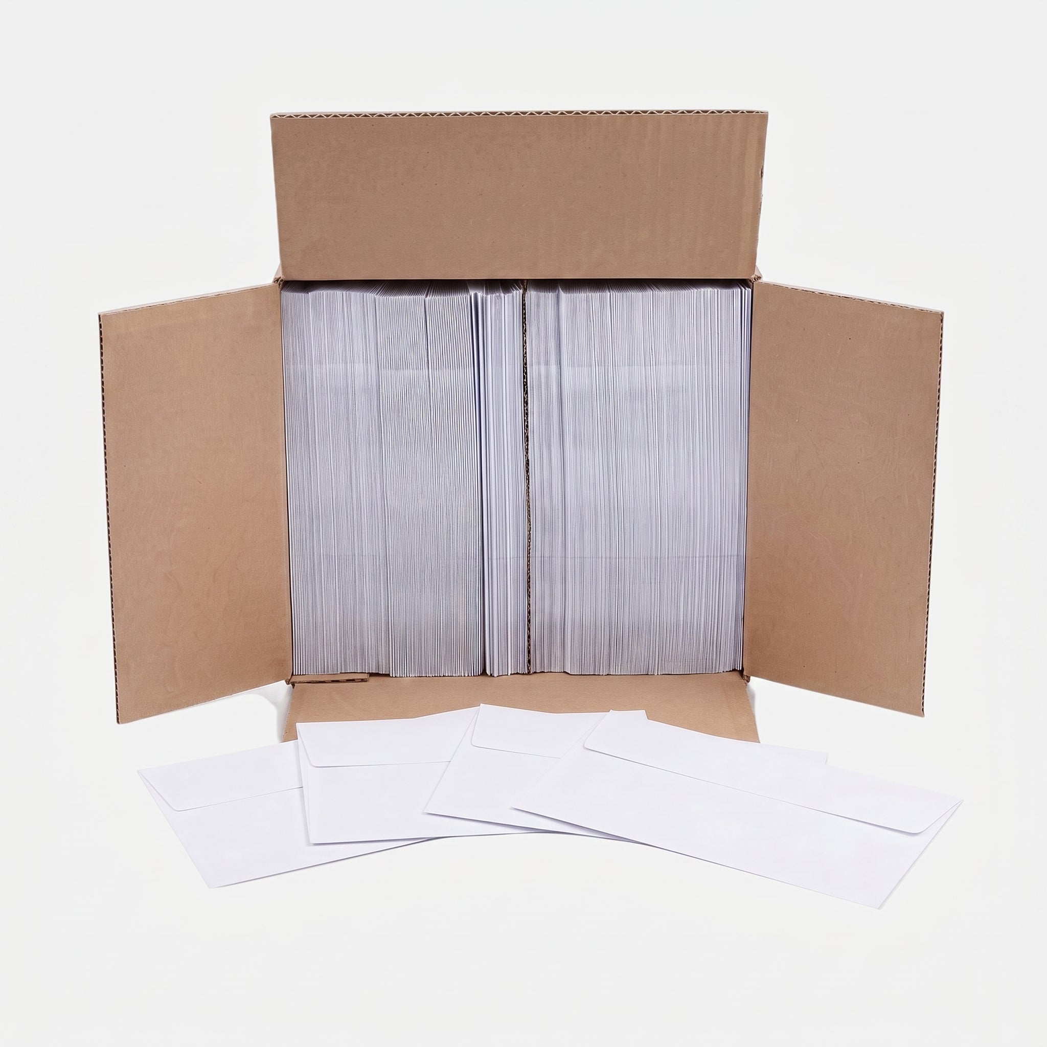 Enveloppe Blanc 110x220 mm – Boîte de 500 Pièces (90g/m²) Image principale du produit