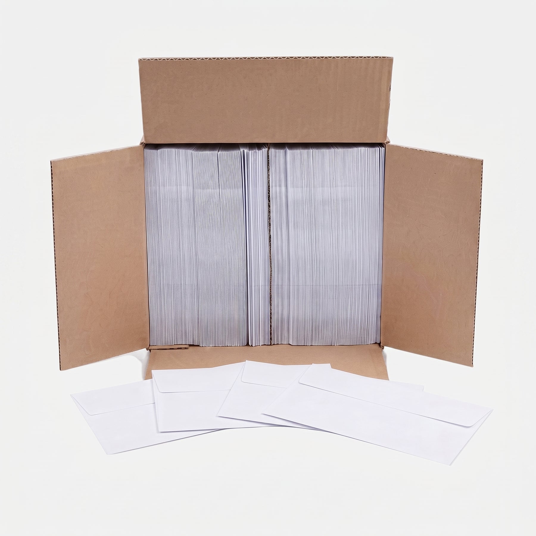 Enveloppe Blanc 110x220 mm – Boîte de 500 Pièces (90g/m²)