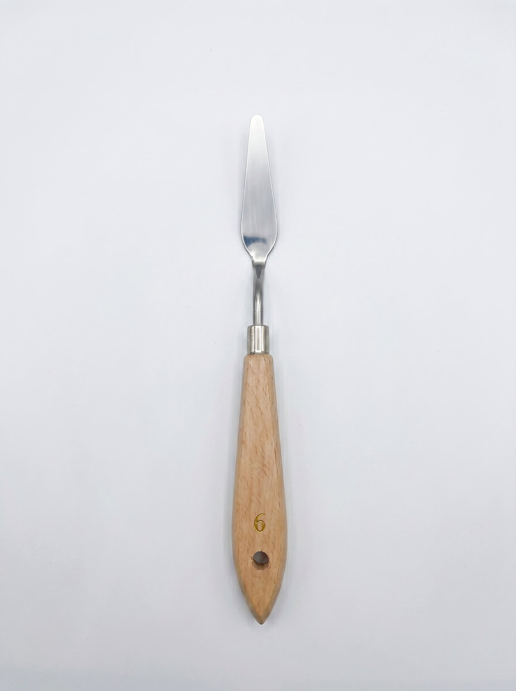 Couteau à palette métal et en bois TOPKALL – Outil de peinture artistique