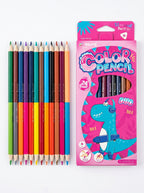 Crayons de couleur duo Yalong - 12 Pièces / 24 Couleurs pour le Dessin