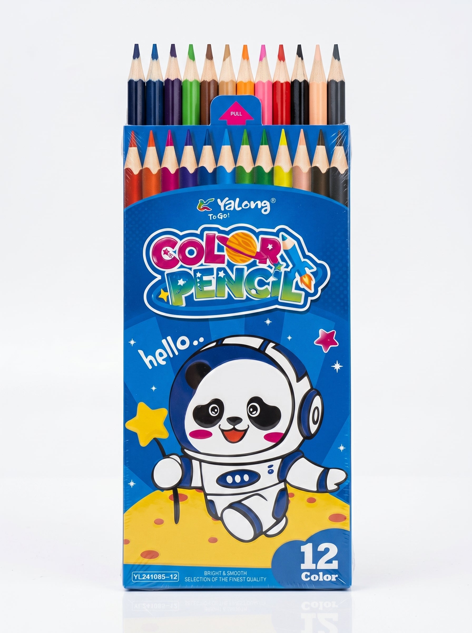 Crayons de couleur 12 pièces pour le Dessin Classique