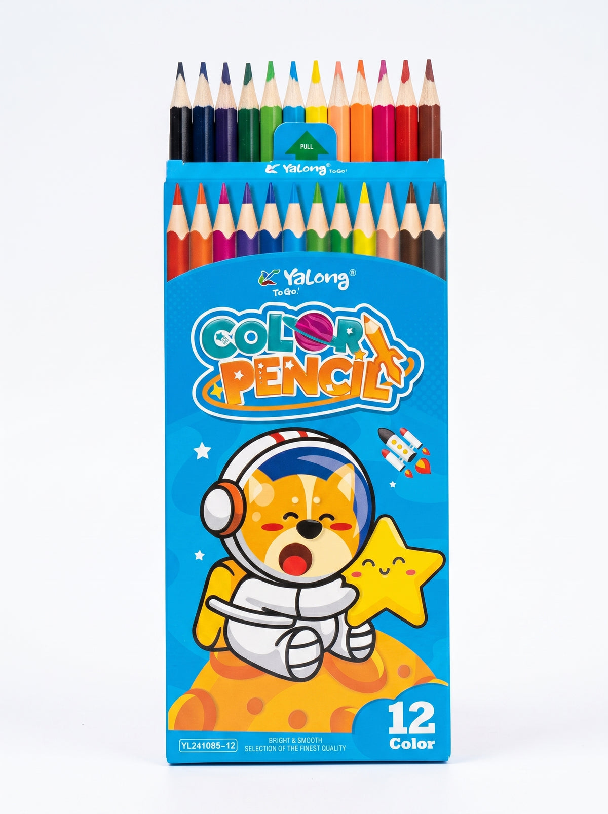 Crayons de couleur 12 pièces pour le Dessin Classique