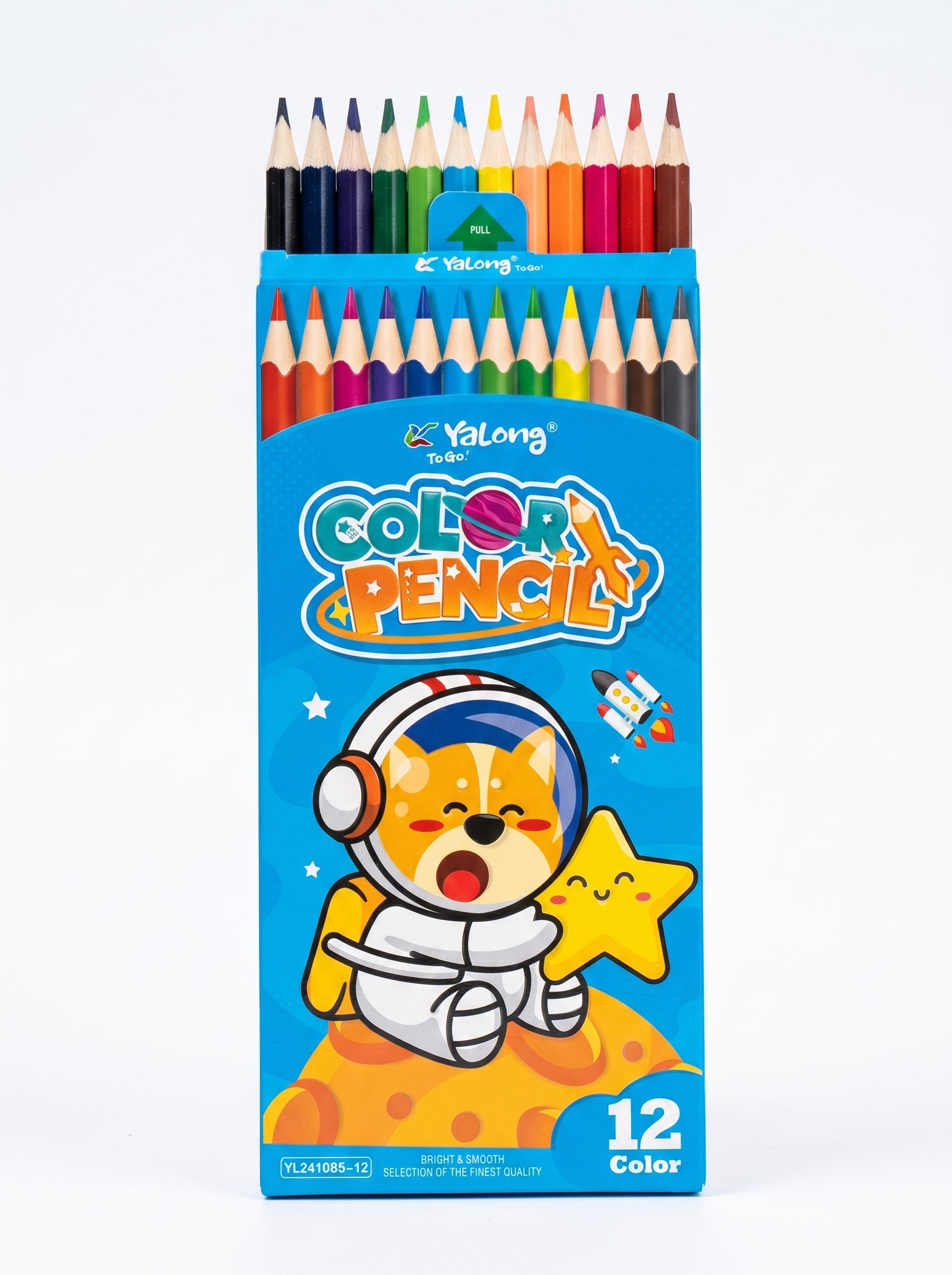 Crayons de couleur 12 pièces pour le Dessin Classique