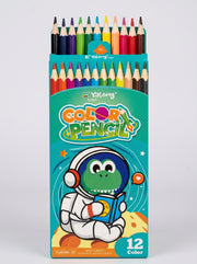 Crayons de couleur 12 pièces pour le Dessin Classique