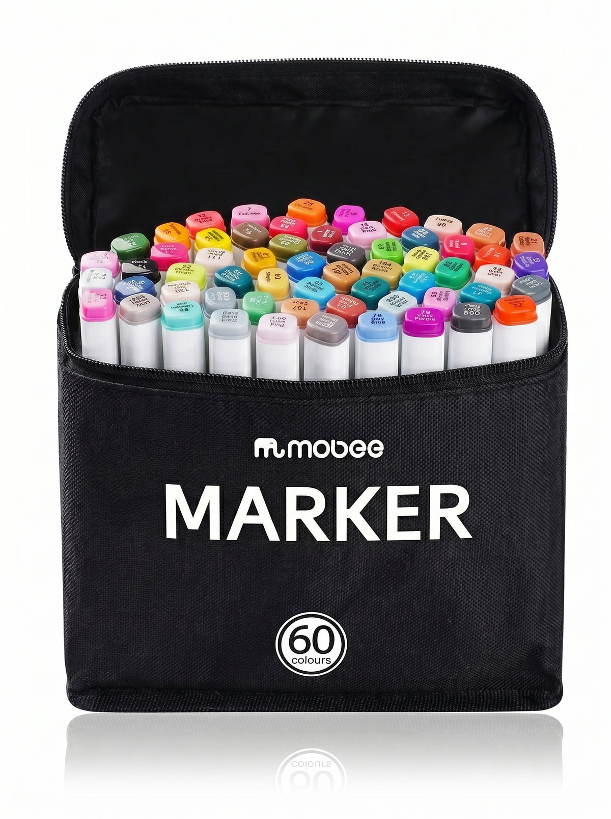 Coffret feutres à alcool Mobee (30, 40, 60, 80 pièces) - L'excellence du dessin créatif