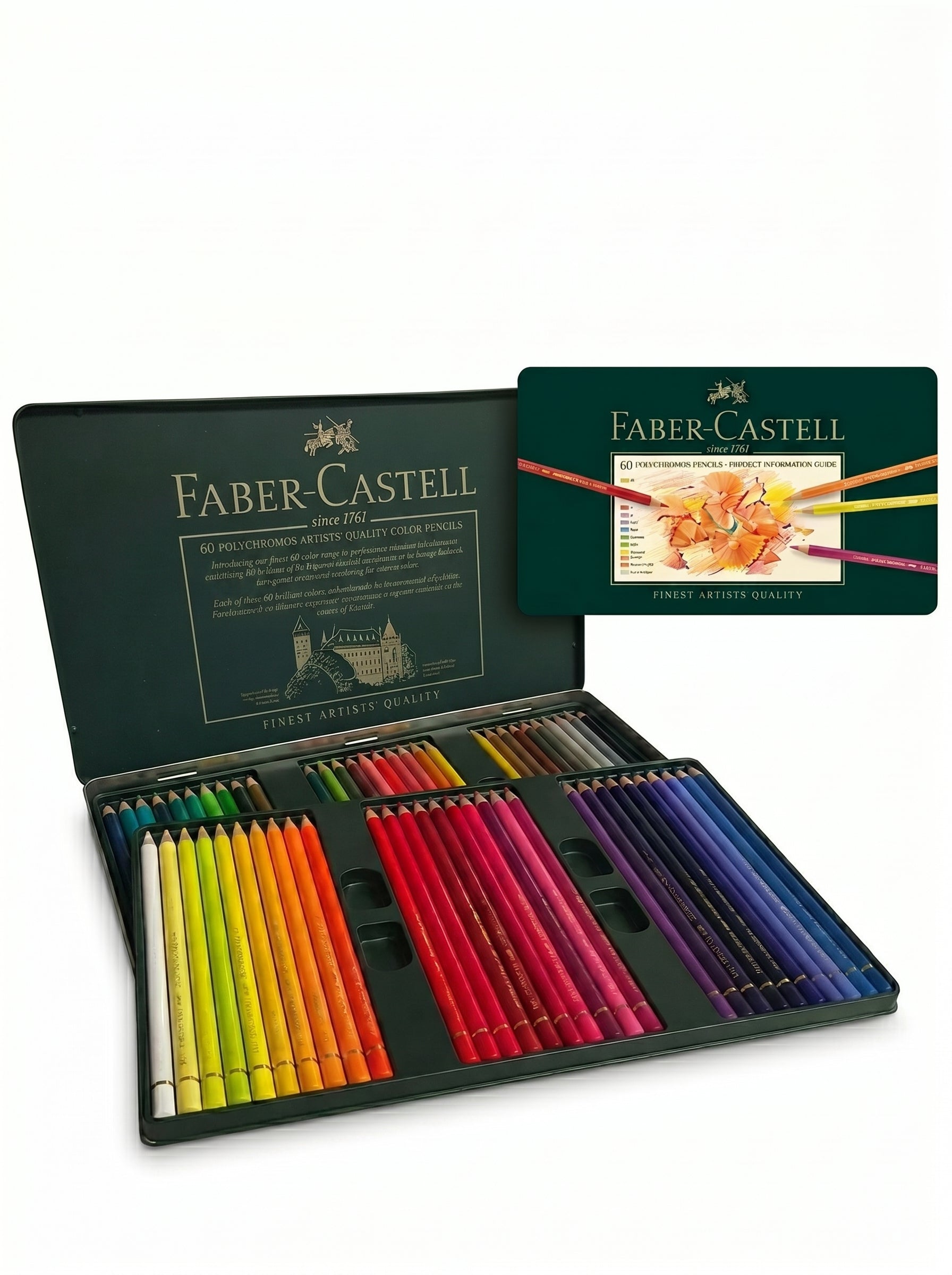 Crayons de couleur Polychromos Faber-Castell (36 et 60 pcs)