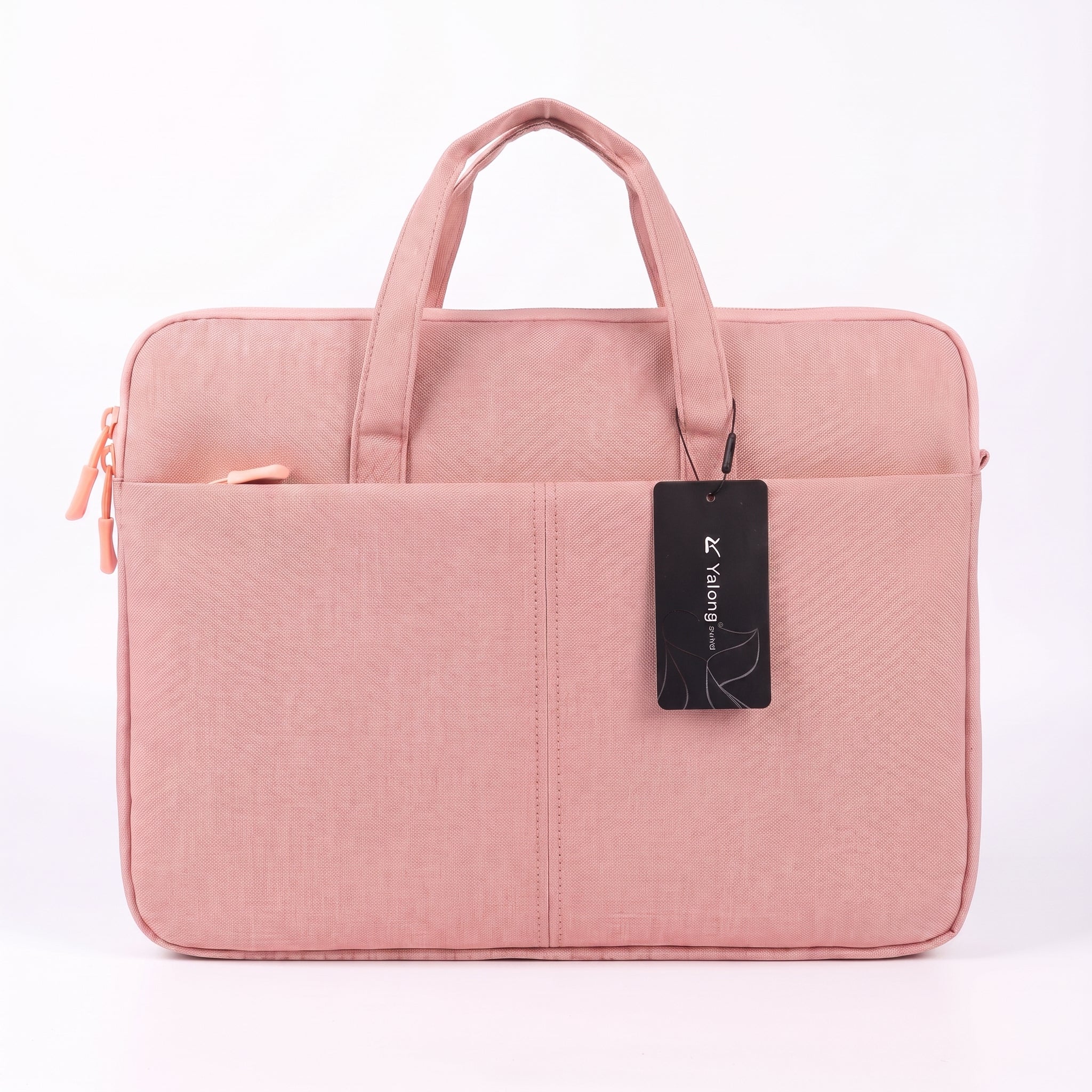 Cartable Porte PC Premium – 2 Poches de Rangement En Rose ,Bleu Et Gris   Yalong To Go Image principale du produit