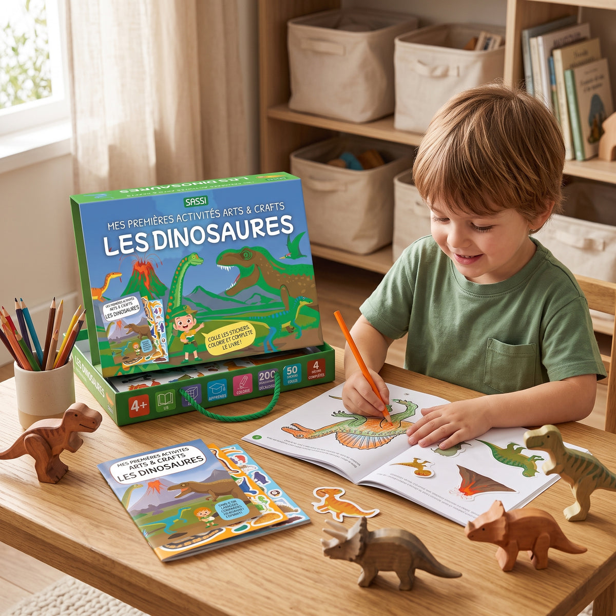 Coffret Arts et Crafts Enfant - Loisirs Créatifs et Éveil Éducatif