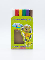 Pâte à modeler : Coffret de 6 bâtonnets multicolores pour enfants