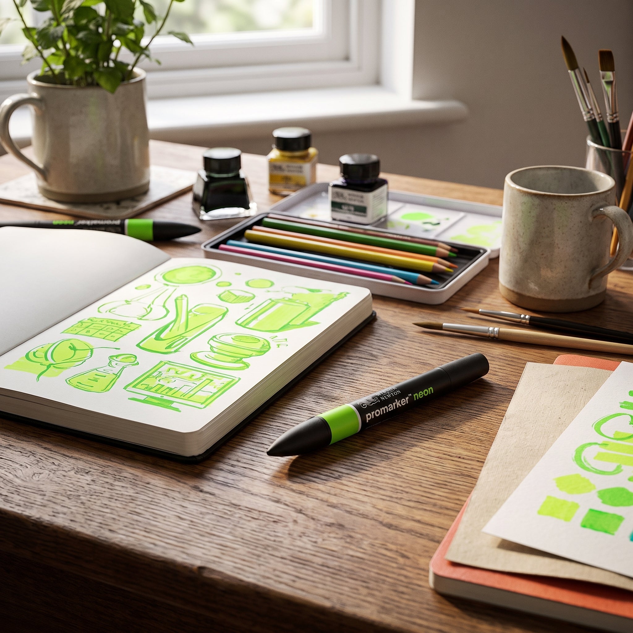 Feutre Promarker Neon – Marqueur Double Pointe