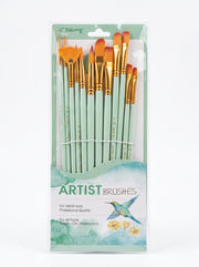 Set 12 pinceaux peinture Yalong - Différents Modèles