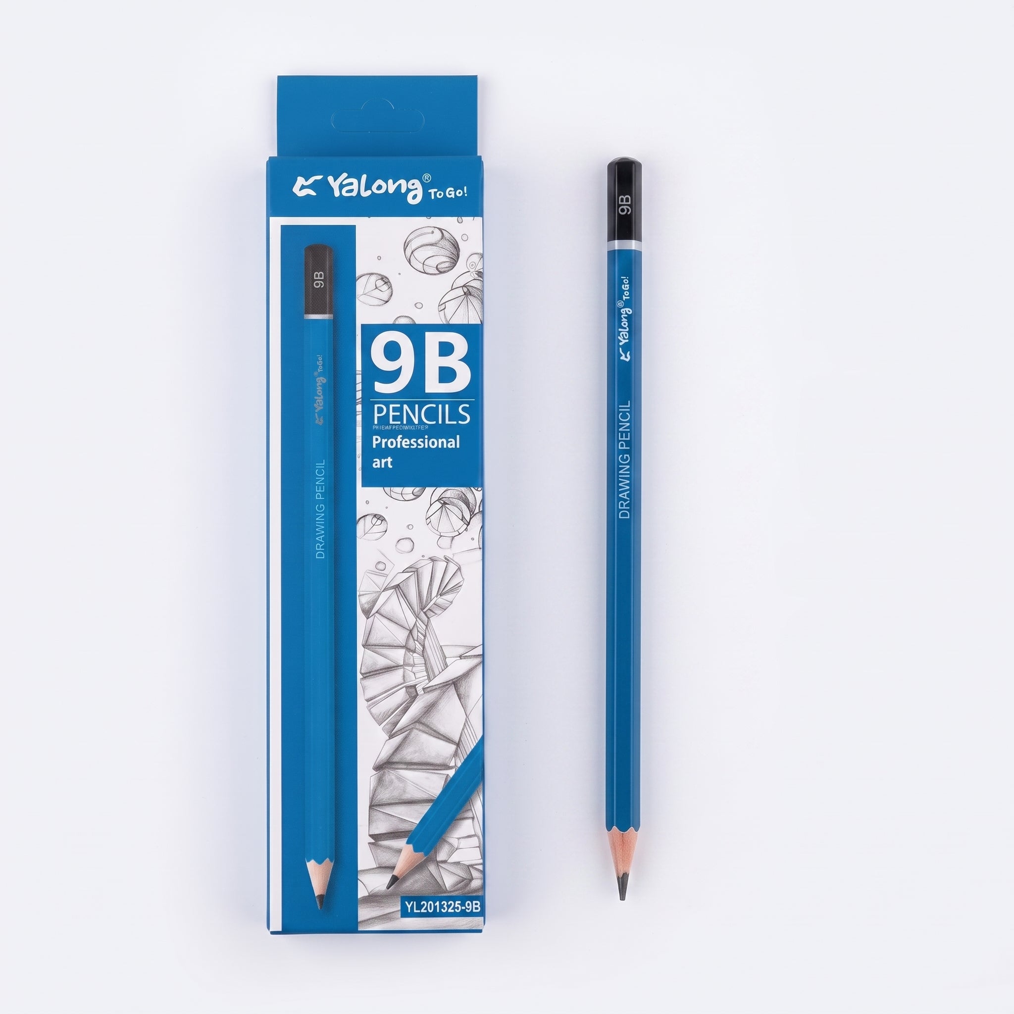 crayon noir dessin Yalong - Assortiment HB.B.B2. 3B.6B. B7.9B. 10B Image secondaire du produit