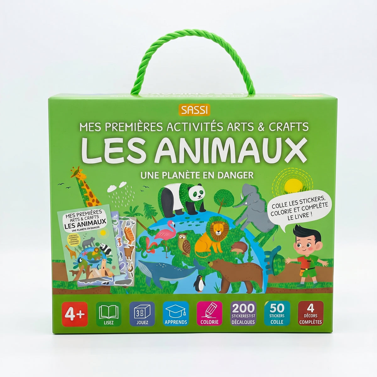 Coffret Créatif Sassi Animaux – Mes Premières Activités Arts & Crafts