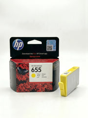 Cartouche d'Imprimante HP 655 | Pack 3 Couleurs : Noir, Jaune, Rose