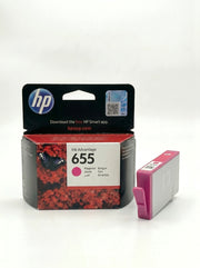 Cartouche d'Imprimante HP 655 | Pack 3 Couleurs : Noir, Jaune, Rose