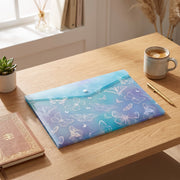 Pochette Porte-Documents A4 – Organiseur Plastique avec Bouton-Pression