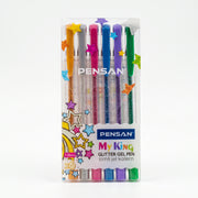 6 Stylos à Bille Brillants Pensan - Écriture Douce & Précise