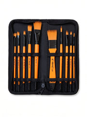 Set de 10 pinceaux Yalong : Kit de Pinceaux Classiques