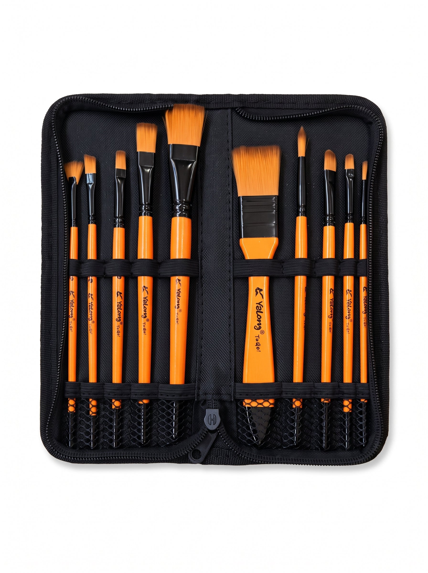 Set de 10 pinceaux Yalong : Kit de Pinceaux Classiques