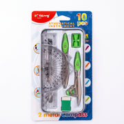 Boîte géométrie Yalong 10 pièces
