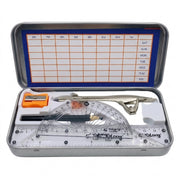 Kit de géométrie 8 pièces avec Pochette "To Go"