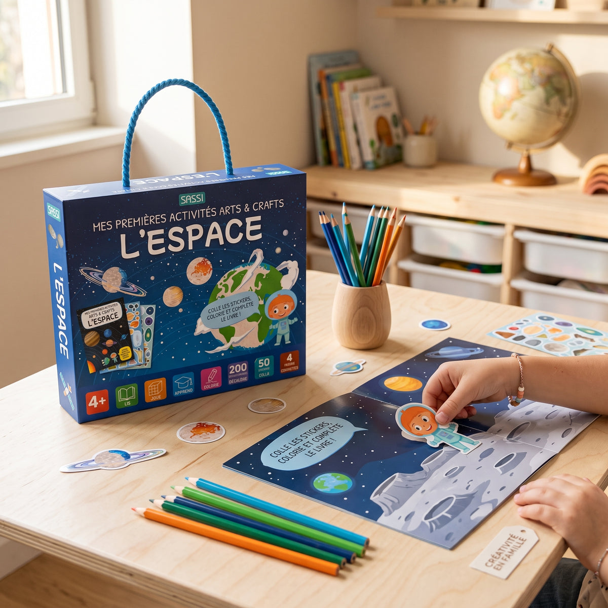 Coffret Arts et Crafts Enfant - Loisirs Créatifs et Éveil Éducatif