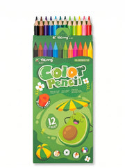 Set de Crayons de couleur 12pcs Yalong - Couleurs Éclatantes Yalong To Go