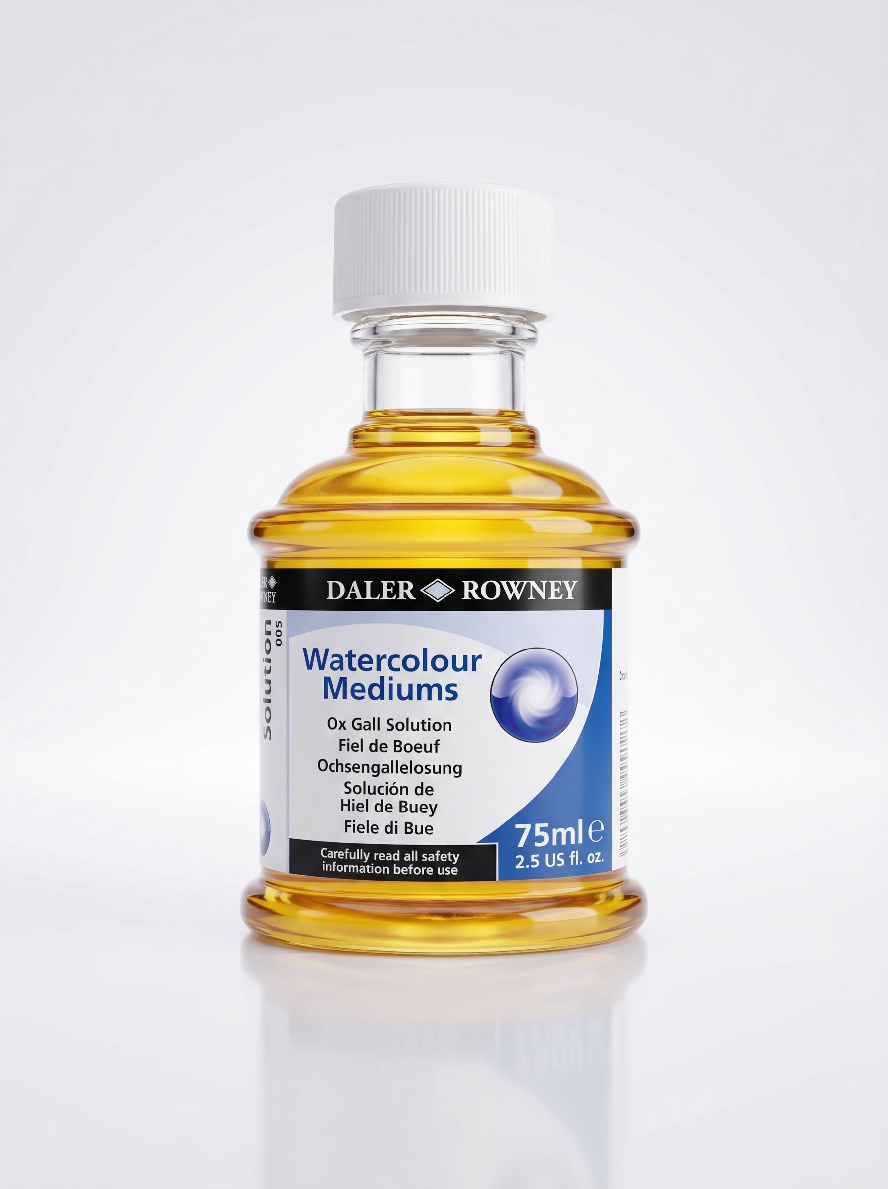 watercolour mediums -  ox gall solution  75ml ref : 114007005 / daler rowney