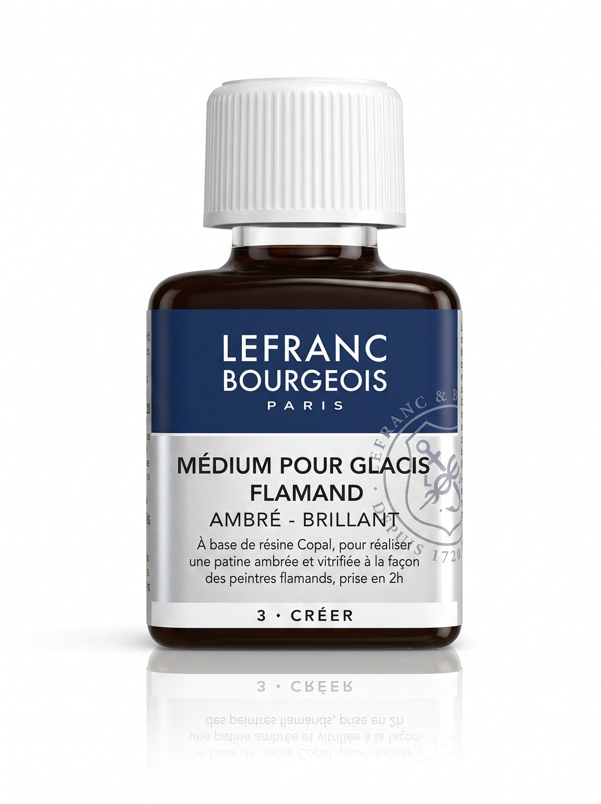 Médium ambré brillant Lefranc Bourgeois pour huile (75ml)