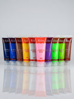 Peinture acrylique Funbo 200ml - Couleurs vives pour artistes