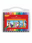 Feutres Jumbo Faber-Castell – Boîte de 12 – Ergonomie et Couleurs Vives