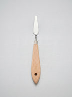 Couteau à palette métal et en bois professionnel pour peinture à l'huile