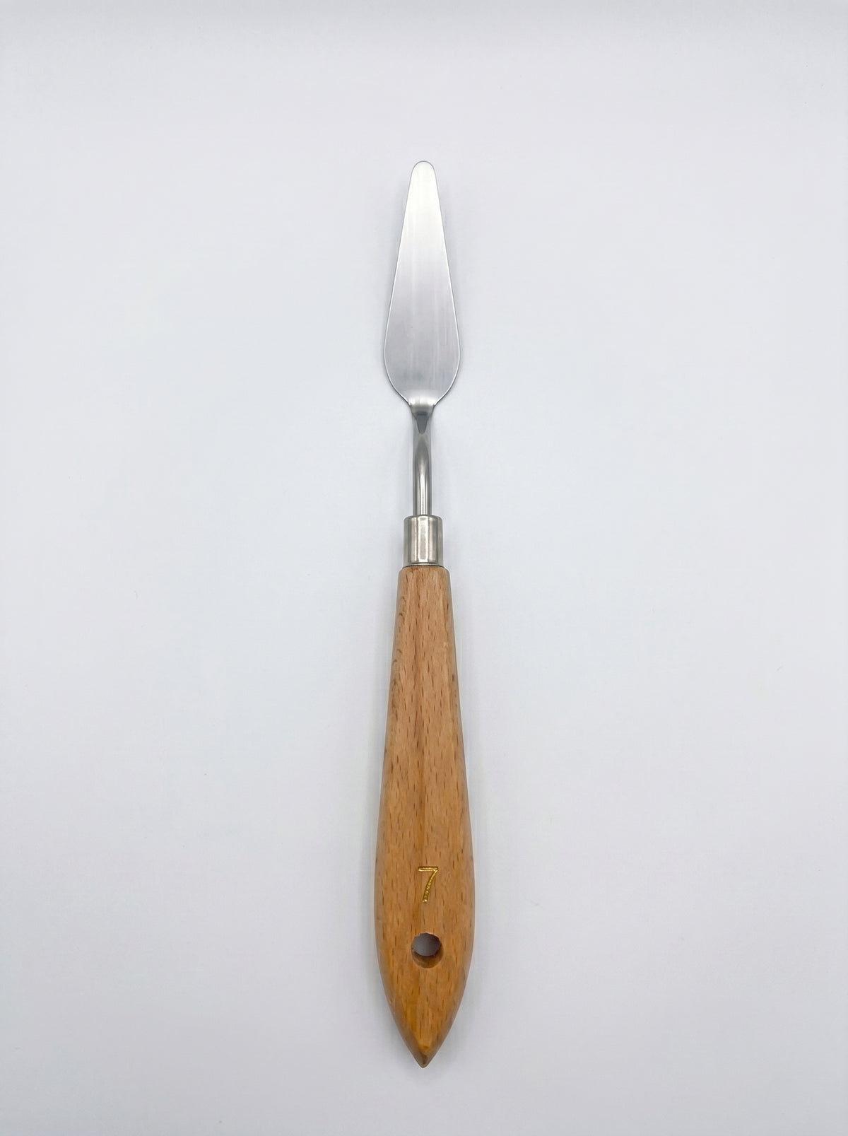 Couteau à palette métal et en bois TOPKALL – Outil de peinture artistique