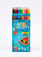 Set de Crayons de couleur 12pcs Yalong - Couleurs Éclatantes Yalong To Go