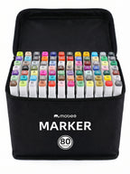 Coffret feutres à alcool Mobee (30, 40, 60, 80 pièces) - L'excellence du dessin créatif