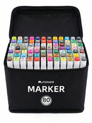 Coffret feutres à alcool Mobee (30, 40, 60, 80 pièces) - L'excellence du dessin créatif
