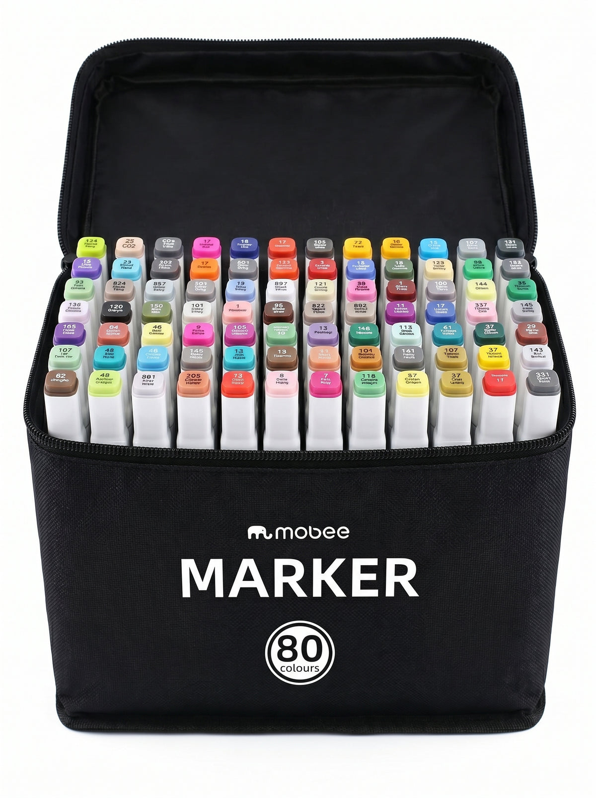 Coffret feutres à alcool Mobee (30, 40, 60, 80 pièces) - L'excellence du dessin créatif