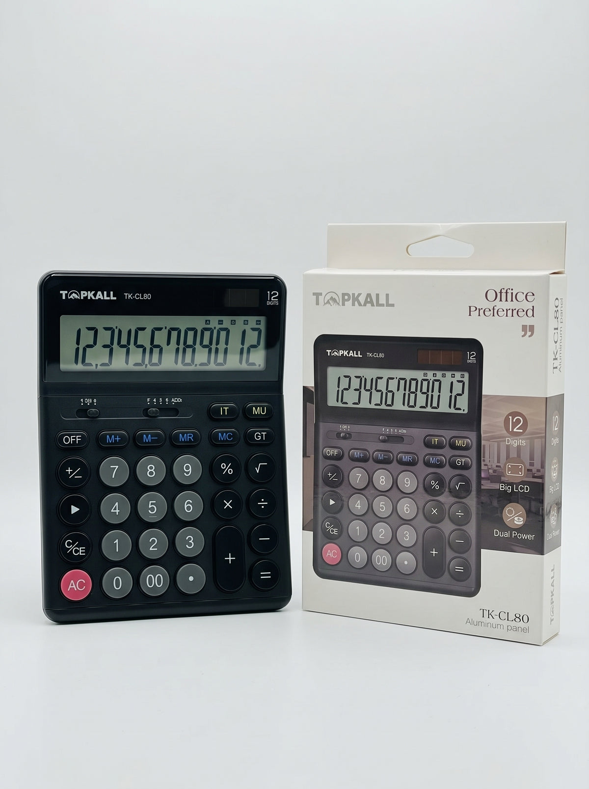 Calculatrice Electronique  TOPKALL 12 Chiffres - Précision Pro