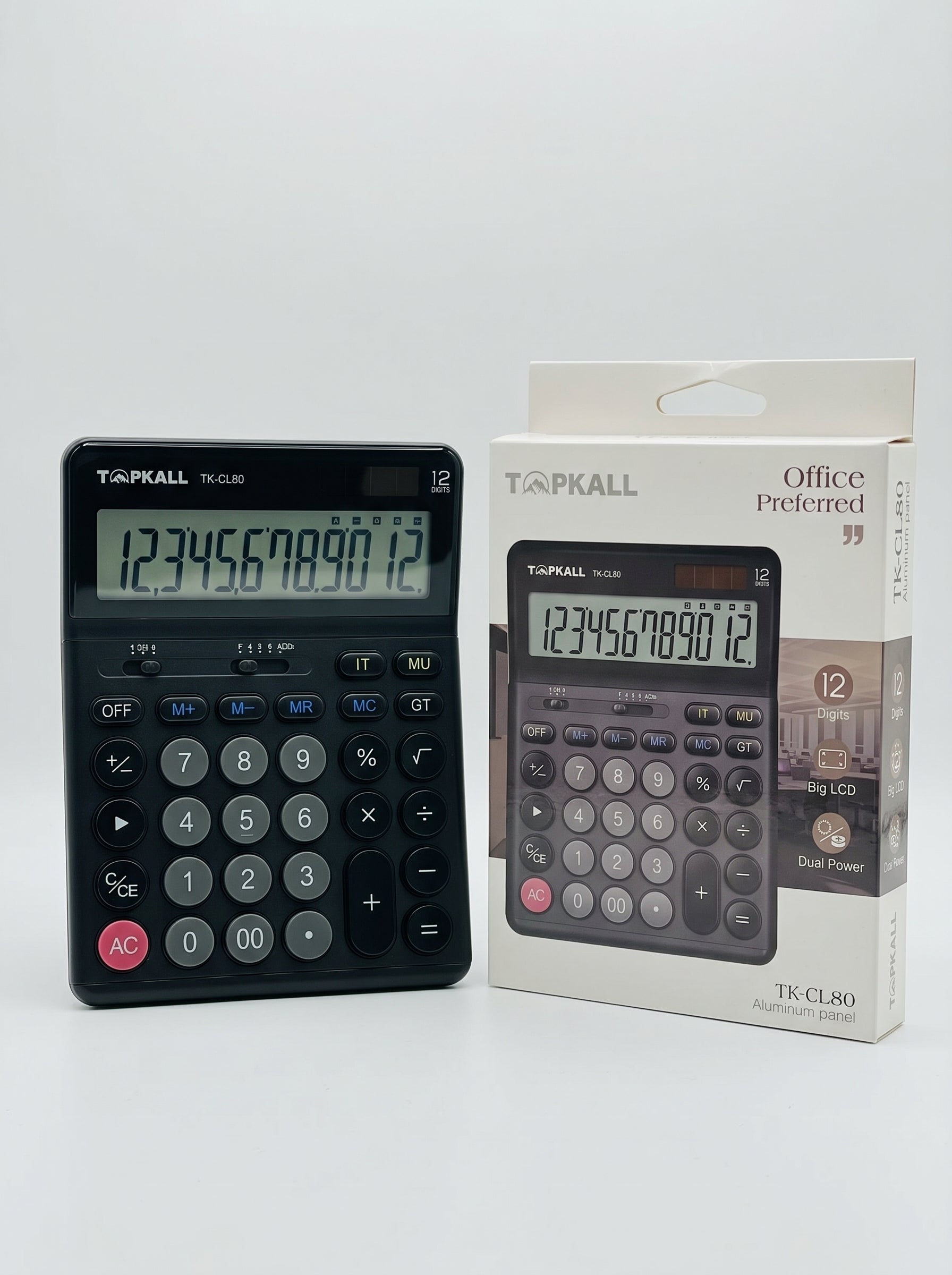 Calculatrice Electronique  TOPKALL 12 Chiffres - Précision Pro