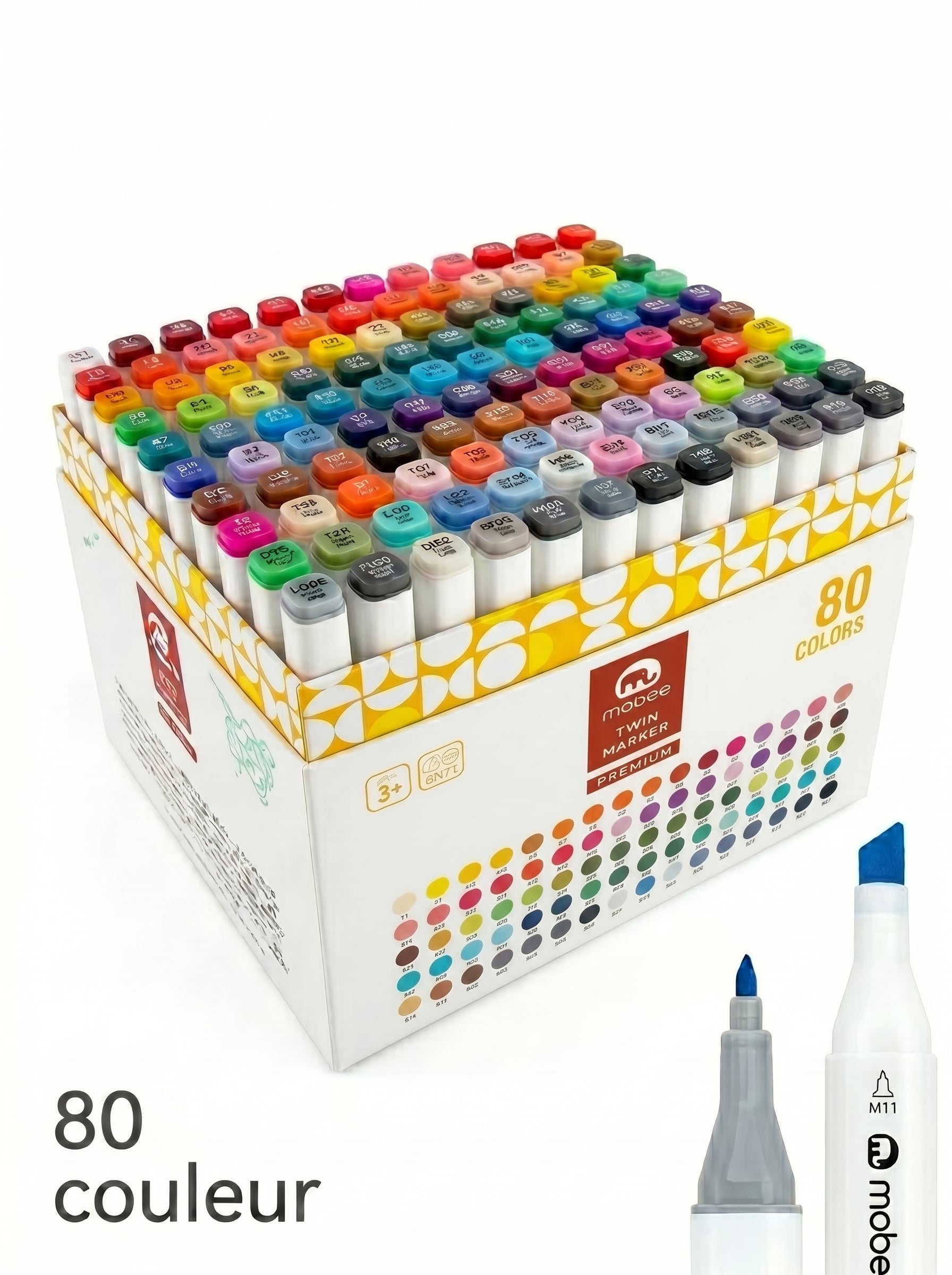 Feutres Promarker – Set Complet Double Pointe pour Artistes et Designers