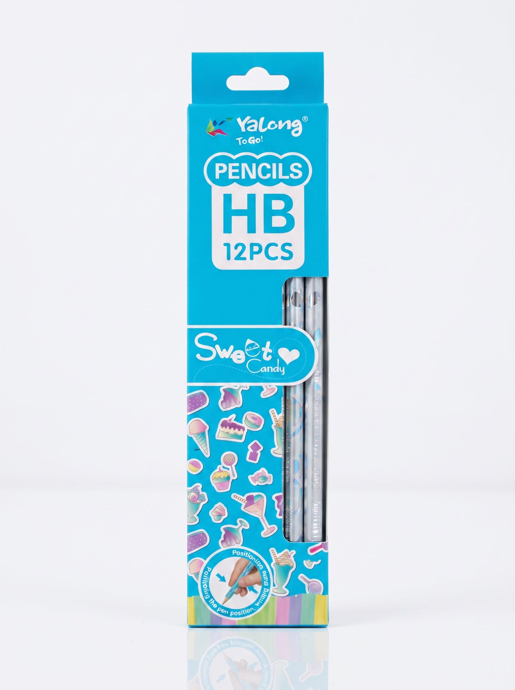 Boîte 12 Crayons HB Noirs – Yalong To Go – Design Élégant et Moderne