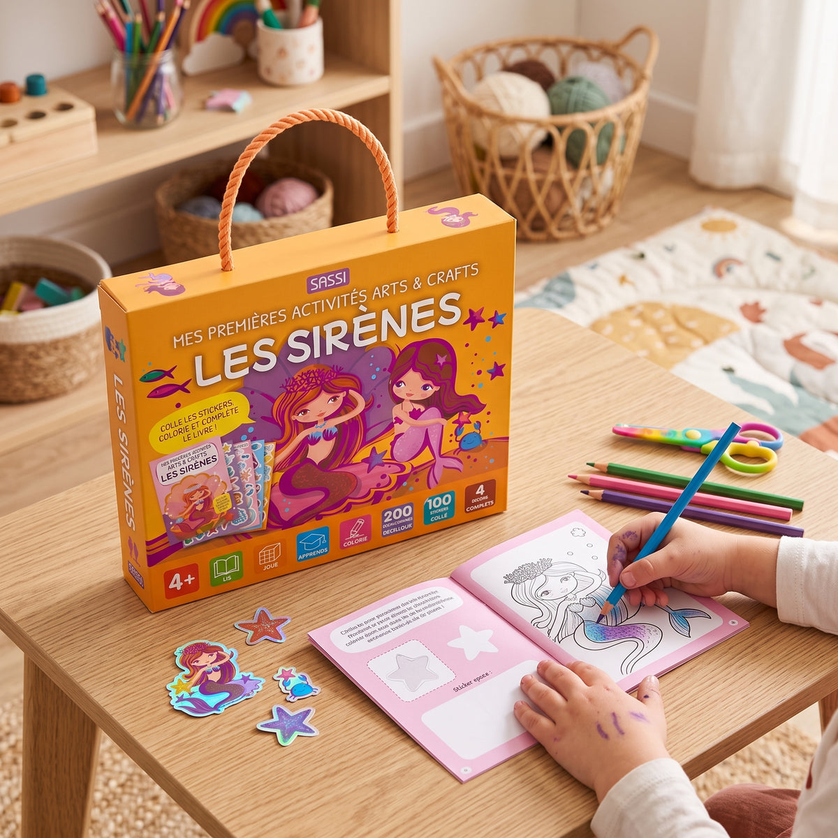 Coffret Arts et Crafts Enfant - Loisirs Créatifs et Éveil Éducatif