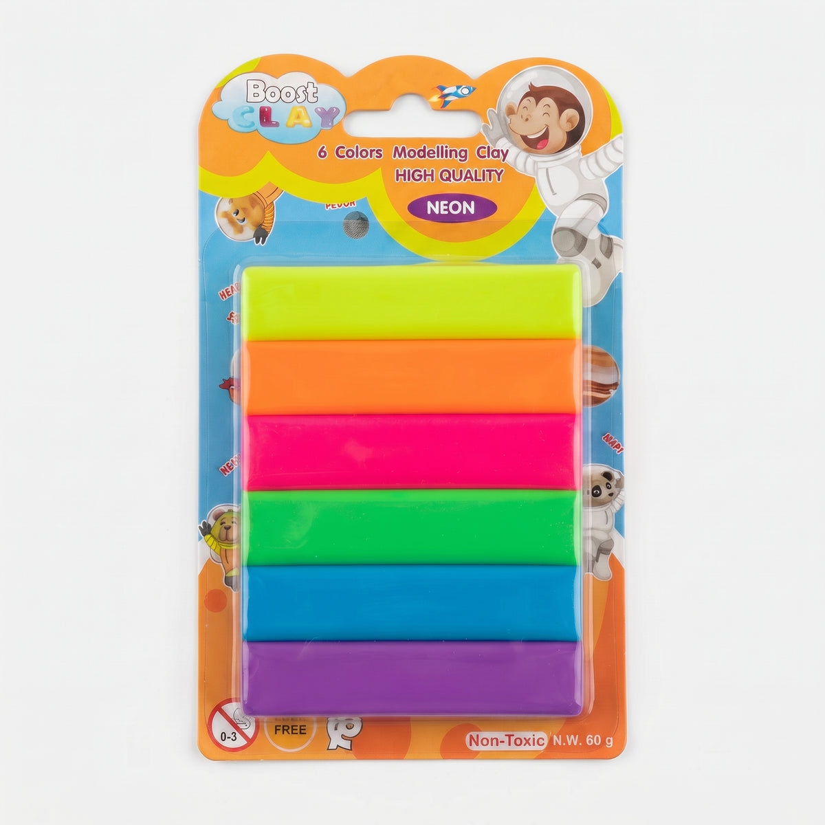 Boîte de 6 bâtonnets de pâte à modeler - Loisirs créatifs Image principale du produit