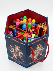 Mallette de peinture et dessin Mobee 86 pièces | Kit créatif complet avec accessoires