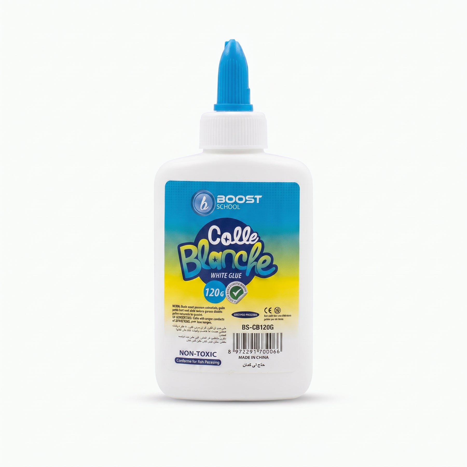 Colle blanche scolaire Boost School - Liquide Multi-usages